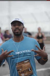 JS representing at the Hot Chocolate!