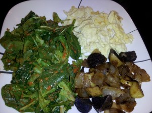 Not the prettiest thing, but yummy!  I promise.  Even Pooky ate it.