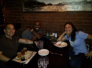 We ate drank and were perhaps a little too merry the night before :)