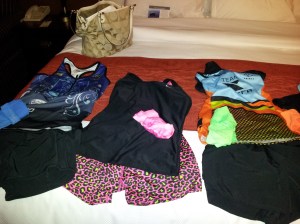 Laid out all my clothes and you all voted nicely on what to wear what days!