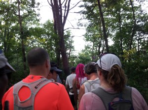 Packed start! I have learned my lesson to start a little further up from now on!