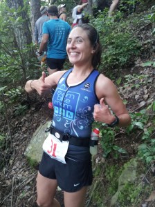 One of my fellow runners was nice enough to take my picture :) Thumbs up in full effect!