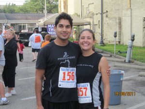 Such a good sport. Even running at times, which he hates ;)