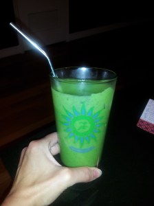 My hand looks creepy. Disregard.  The smoothie is still good!