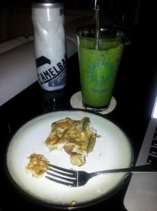 I enjoyed mine with a veggie frittata!