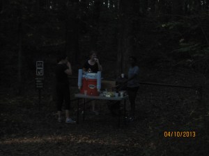 Yay, the aid station!