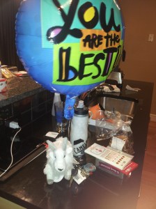 Pooky got me some great pre-race goodies too!  My phone died so I didn't get any pics of the awesome sweet treats though.